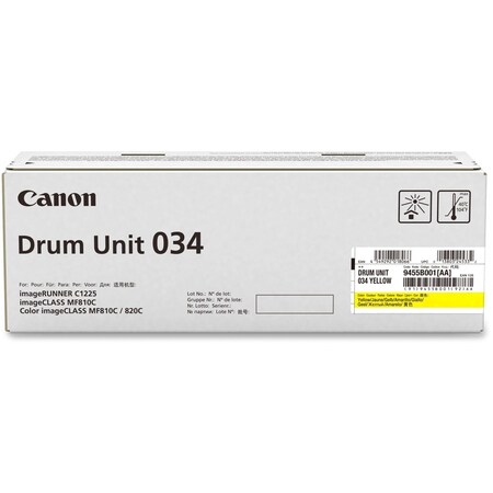Canon Canon Drum Unit 034 Cyan - For Imageclass Mf820Cdn And Mf810Cdn - 9457B001